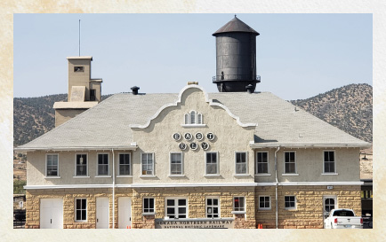 photo of the front of the NNRY depot